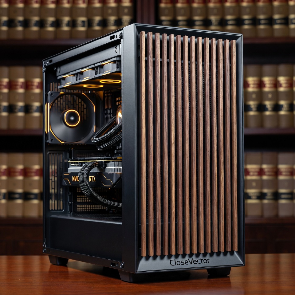 The CloseVector System — professional AI hardware configured for law firm document intelligence